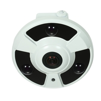 5MP (1080P / 1440P / 1520P ) AHD CVI TVI CVBS IR CCTV caméra 1.7mm Fisheye 180° panoramique VR caméra soutien IR-CUT Vision nocturne 3pcs tableau IR Leds système de Surveillance de sécurité à domicile NTSC
