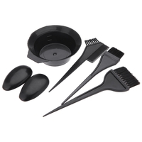 5pcs coiffure brosses bol Combo Salon cheveux couleur colorant teinte Tool Set Kit