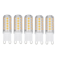 5PCS G9 LED Ampoule Lumière Chaude / Blanche (3000K / 6000K) Incubateur Led 3W 300 Lumen 33 Perles Ampoule LED