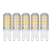 5PCS G9 LED Ampoule Lumière Chaude / Blanche (3000K / 6000K) Incubateur Led 3W 400 Lumen 52 Perles Ampoule LED