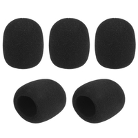 5pcs Microphones à main pour microphone pare-vent Couvre-mousse Mic
