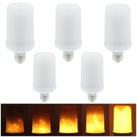 5pcs smd2835 LED flamme scintillement effet ampoules