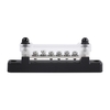 6 bornier 130A / 150A BusBar bloc et couvercle pour voiture bateau Marine Power Distribution Bornier 6 vis + 2 goujons