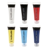 6 Couleurs Peinture Acrylique Set 75ml Chaque Tube Pigments Riches Fournitures d