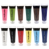 6 Couleurs Peinture Acrylique Set 75ml Chaque Tube Pigments Riches Fournitures d