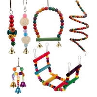 6 jouets de perroquet d