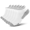6 paires de chaussettes de sport à la cheville Chaussettes basses Chaussettes de course athlétiques Fitness en plein air Chaussettes respirantes à séchage rapide Chaussettes antidérapantes résistantes à l