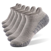 6 paires de chaussettes de sport chaussettes basses athlétiques en tricot épais chaussettes automne hiver fitness en plein air chaussettes respirantes à séchage rapide chaussettes chaudes résistantes à l