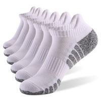 6 paires de chaussettes de sport chaussettes basses athlétiques en tricot épais chaussettes automne hiver fitness en plein air chaussettes respirantes à séchage rapide chaussettes chaudes résistantes à l