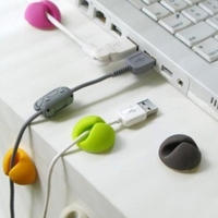 6 pcs clips de fil de câble de bureau avec organisateur de support de fil de ruban adhésif solide pour cordon de souris de charge pour ordinateur
