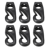 6 Pcs Kayak Bungee Cordon Crochets Clips Arrimage Crochets pour Kayak Canoë Choc Cordon Bungee Corde Ligne