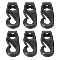 6 Pcs Kayak Bungee Cordon Crochets Clips Arrimage Crochets pour Kayak Canoë Choc Cordon Bungee Corde Ligne