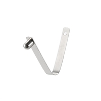6 pcs Kayak Paddle Ressort Clips Tente Pole Clips Push Bouton Printemps Clip Snap Verrouillage Tube Pin