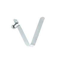 6 pcs Kayak Paddle Ressort Clips Tente Pole Clips Push Bouton Printemps Clip Snap Verrouillage Tube Pin