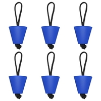 6 pièces / 8 pièces Kit de prise de Scupper Kayak universel bouchons de scupper en Silicone trous de vidange bouchon bonde avec lanière