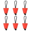 6 pièces / 8 pièces Kit de prise de Scupper Kayak universel bouchons de scupper en Silicone trous de vidange bouchon bonde avec lanière