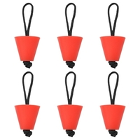 6 pièces / 8 pièces Kit de prise de Scupper Kayak universel bouchons de scupper en Silicone trous de vidange bouchon bonde avec lanière
