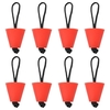 6 pièces / 8 pièces Kit de prise de Scupper Kayak universel bouchons de scupper en Silicone trous de vidange bouchon bonde avec lanière