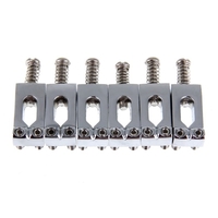 6 pièces Guitare Électrique S-ingle Shake Tremolo B-ridge Selle Chaîne Code Remplacement Pour Fender