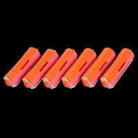 6 pièces Salon Voiles à froid Rouleau de cheveux avec bande de caoutchouc Curling Curler Perms Coiffure Styling Tool pour filles Femmes Cheveux DIY