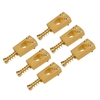 6 pièces Vintage en laiton guitare pont cordes selles guitares électriques accessoires