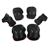 6 pièces/ensemble 2 protège-poignets + 2 coudières + 2 genouillères réglables,  respirante,  résistance aux chocs,  protection complète pour adultes Sports de plein air