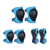 6 pièces/ensemble 2 protège-poignets + 2 coudières + 2 genouillères réglables respirante résistance aux chocs protection complète pour les enfants sports de plein air