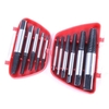 6 pièces/ensemble extracteur de vis filetage dentelé tête carrée cassé vis endommagé boulon dissolvant outils