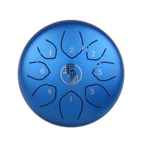 6 pouces acier langue tambour tambour Handpan tambour 8-notes C-Key Percussion Instrument avec maillets sac de tambour chiffon d
