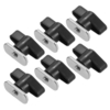 6 Sets Vis Kayak Nuts Matériel pour Rail Canoe Kayak Système de montage sur piste Accessoires pour bateaux de pêche