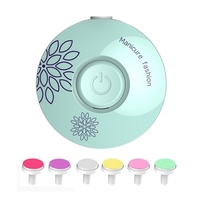 6 têtes de meulage ensemble manucure électrique taille-ongles pour bébés et enfants bébé coupe-ongles manucure