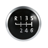 6 vitesses engrenage bouton Badge emblème Cap bouton couvercle remplacement pour VW T5 Transporter 2003-2010