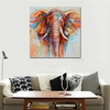60 * 60 cm HD Imprimé Sans Cadre Éléphant Tête Toile Peinture Mur Art Photos Décor pour Maison Salon Chambre