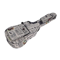 600D Oxford chiffon Double cousu sangles rembourrées Gig Bag Housse de transport de guitare