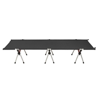 600D Oxford tissu lit de camp extérieur facile à démonter Portable pliant en alliage d
