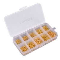 600pcs Hameçon Avec Boîte de Attirail de Pêche 3 -12 10 Tailles en Acier au Carbone