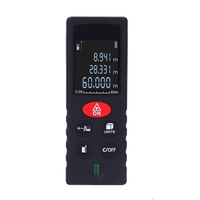 60m / 197ft Mini ordinateur de poche numérique Laser Distance compteur haute précision Range Finder zone Volume mesure niveau bulle