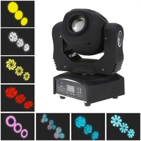 60W LED 8 Gobos 8 couleurs RGBW Effet de scène à tête mobile