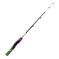 61cm canne à pêche sur glace Portable léger hiver canne à pêche sur glace filature canne à pêche sur glace