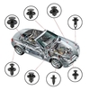 620 Pcs Car Body Push Pin Retainer Rivet Attaches Trim Moulding Clip + Tournevis + Pinces