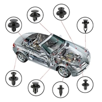 620 Pcs Car Body Push Pin Retainer Rivet Attaches Trim Moulding Clip + Tournevis + Pinces
