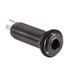 6, 35 1/4 pouces Pin Fin Endpin Jack Socket plug Mono Sortie Matériau cuivre pour guitare électrique acoustique