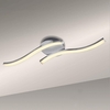 6500K plafonnier de conception simple 2 branches lumière incurvée pour lampe de décoration de salon de chambre à coucher