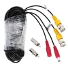 65ft (20m) BNC Câble Siamois Vidéo pour kit caméra de surveillance DVR