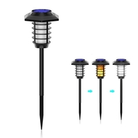 66 LED panneau solaire flamme lampe éclairage de paysage extérieur