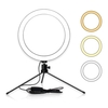 6inch Table LED Ring Light 3200-5600K 3 couleurs 10 niveaux de luminosité réglable avec trépied