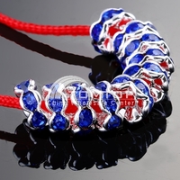 6MM BLUE CRYSTAL SPACER RONDELLE BEADS FINDINGS jlm8