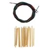 6pcs cordes de guitare classique en nylon multicolore