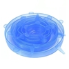 6pcs couvercles extensibles en silicone réutilisables