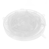 6pcs couvercles extensibles en silicone réutilisables